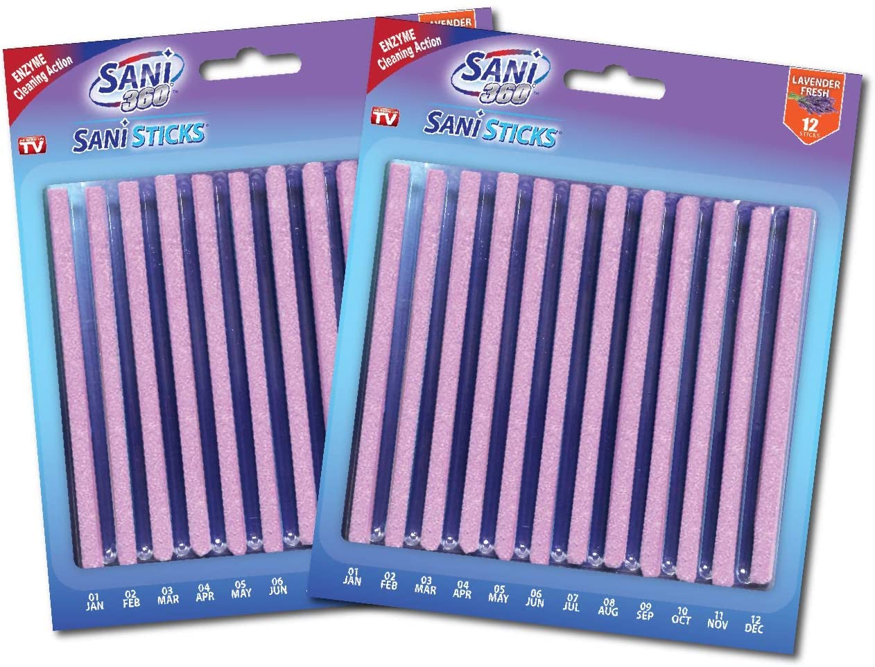 Sani Sticks Drain Cleaner and Deodorizer